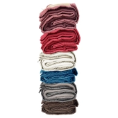 Couverture 100% Pure Laine Naturelle – Chaude, Douce et Respirante - Idéale pour l’Hiver, Fabrication Française