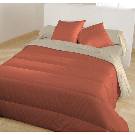 Couette Microfibre Terracota-Chamois 220x240