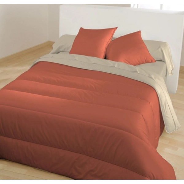 Couette Microfibre Terracota-Chamois 220x240