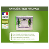 Protège Matelas Bambou - Imperméable 140x190