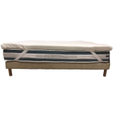 Surmatelas 7 cm mémoire de forme TENCEL 160x200 cm lit 2 personnes