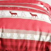Housse de couette Cerf 240x260 cm + 2 taies pur coton