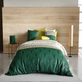 Housse de couette HOPE 100% coton + taies carrées