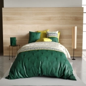 Housse de couette HOPE avec deux taies d'oreillers pur coton