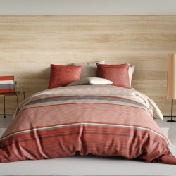 Housse de couette en percale de coton + 2 taies Hana