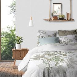 Housse de couette 100 % coton Lobia 240x260 dans chambre