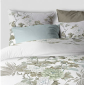 Housse de couette 100 % coton Lobia 240x260 dans chambre zoom