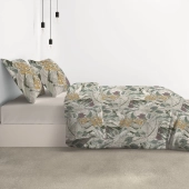 Housse de couette 220x240 cm - ZELIA + Taies pur coton bio