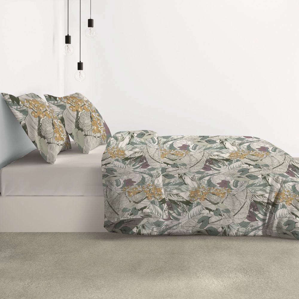 Housse de couette 240x260 cm - ZELIA + Taies pur coton bio