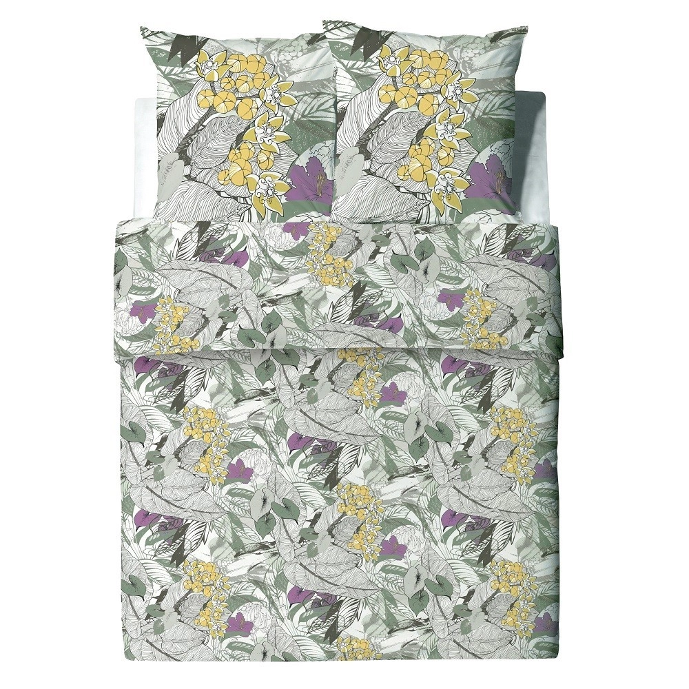 Housse de couette 240x260 cm - ZELIA + Taies pur coton bio