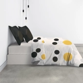 Housse de couette 240x260 cm - STITCHY + Taies pur coton