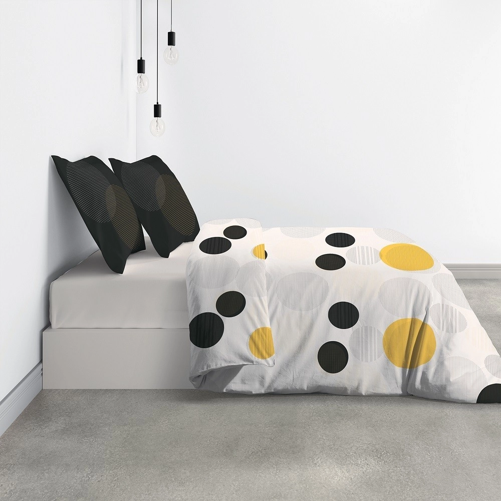 Housse de couette 240x260 cm - STITCHY + Taies pur coton