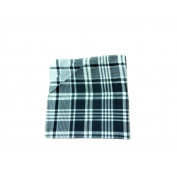 Mouchoirs Carreaux Bleu et Blanc 50x50cm