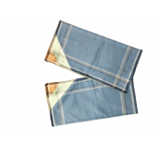 Lot de 12 Mouchoirs fond coloré 100% coton 40x40cm