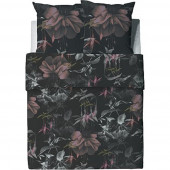 housse de couette coton bio 220x240 cm belle de jour fond blanc