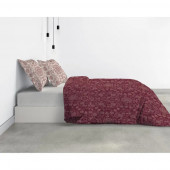 housse de couette coton bio 200x200 cm vishka décor chambre de biais