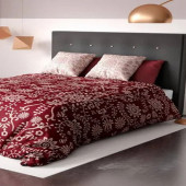 housse de couette coton bio 200x200 cm Vishka décor chambre