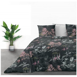 housse de couette coton bio 260x240 cm Belle de jour décor chambre