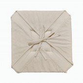 Lot de 6 Galettes de chaise - Beige par deux verso