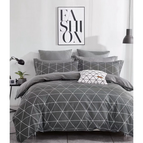 housse de couette losange percale 80 fils