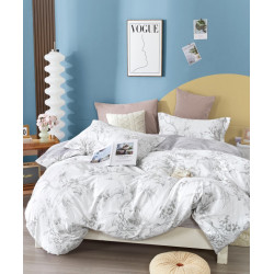 housse de couette fleurs percale 80 fils