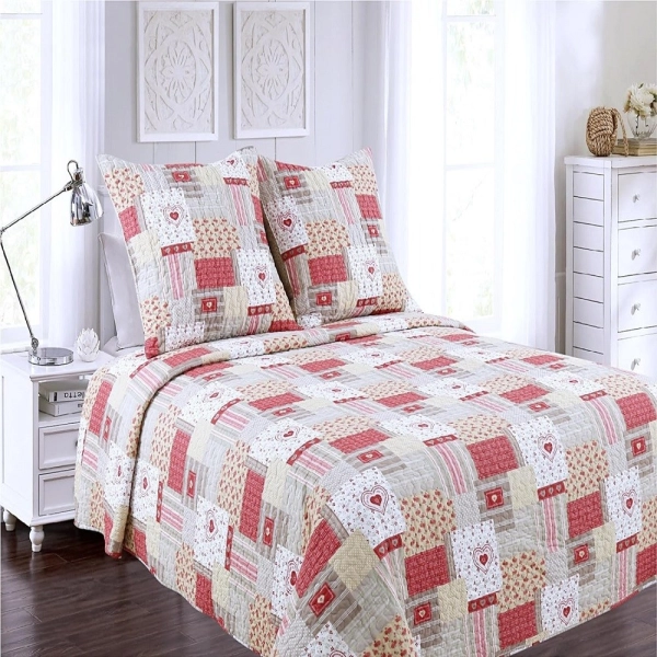 Couvre lit boutis Chamonix - 230x250 - 2 places