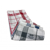 Torchons à carreaux Jacquard 100% Coton