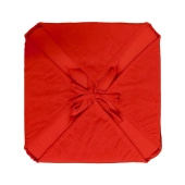 Lot de 6 Galettes de Chaise rouge 38x38 cm – Assise Confortable et Rembourrée – Fixation Solide par Lanières – Déco Chaleureuse