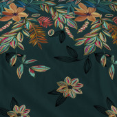 housse de couette coton botanical garden zoom motifs