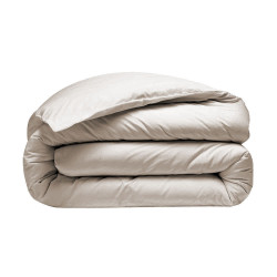 housse de couette percale 240x280 ivoire