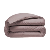 Housse de couette 280x240 + 2 taies 65x65 cm – 100% Percale – Tissage serré 80 fils - Finition rabat – Traitement Easy Care