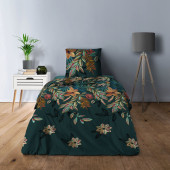 Parure de draps Summer Flower 3 pièces pur coton dans chambre