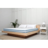Matelas Gaïa haute résilience - Accueil souple et maintien ferme, épaisseur 24 cm, technologie multicouches, antiallergique
