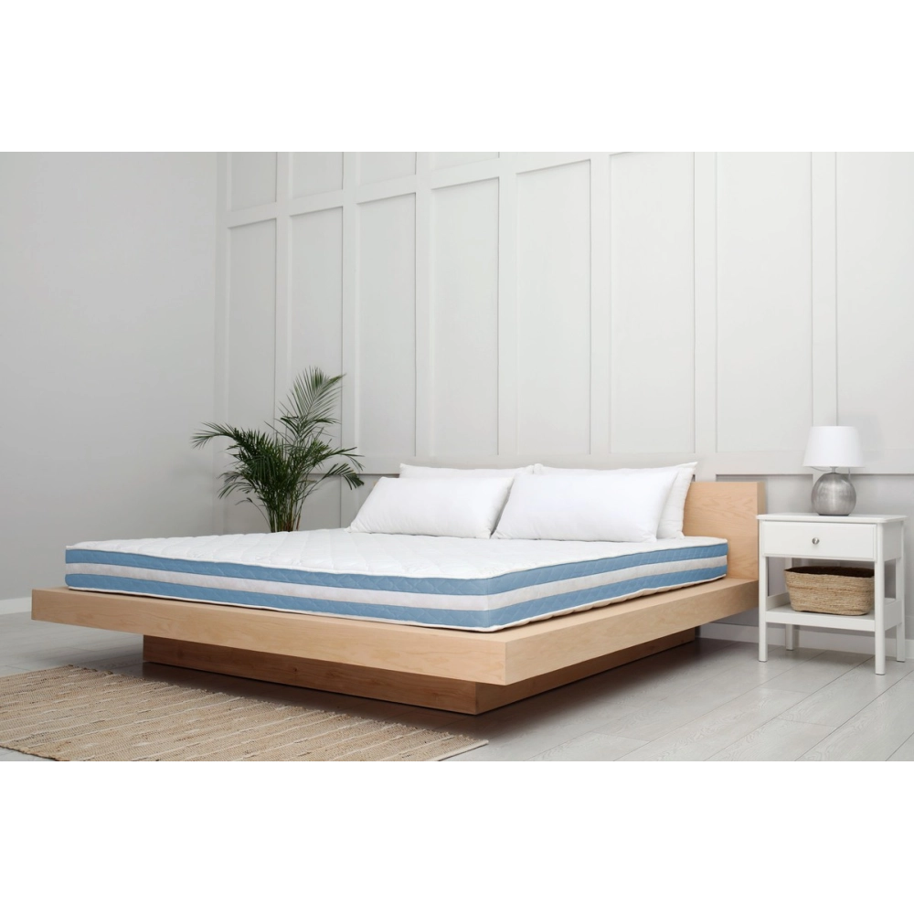 Matelas Gaïa haute résilience - Accueil souple et maintien ferme, épaisseur 24 cm, technologie multicouches, antiallergique