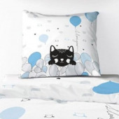 Taie Pussycat Blue 63x63