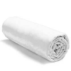 Drap housse uni 100% coton...