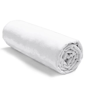 Drap housse uni 100% coton 57 fils/cm² - Fabrication française – Grand bonnet 30 cm – Doux et durable – Couleur grand teint