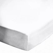 Drap housse uni 100% coton 57 fils/cm² - Fabrication française – Grand bonnet 30 cm – Doux et durable – Couleur grand teint