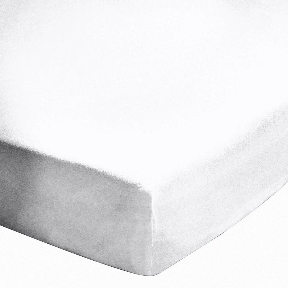 Drap housse uni 100% coton 57 fils/cm² - Fabrication française – Grand bonnet 30 cm – Doux et durable – Couleur grand teint