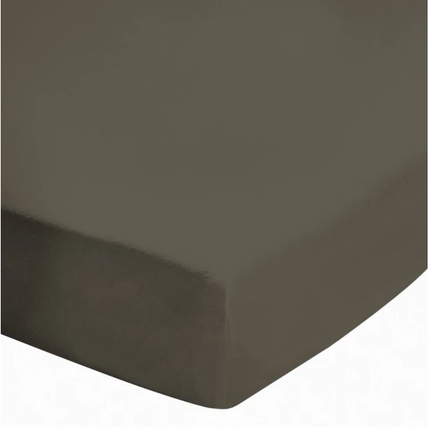 Drap housse uni 100% coton 57 fils/cm² - Fabrication française – Grand bonnet 30 cm – Doux et durable – Couleur grand teint