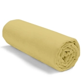 Drap housse uni 100% coton 57 fils/cm² - Fabrication française – Grand bonnet 30 cm – Doux et durable – Couleur grand teint