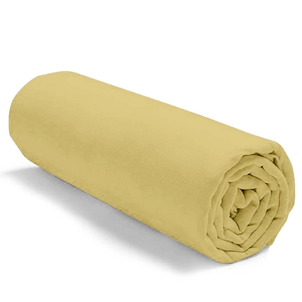Drap housse uni 100% coton 57 fils/cm² - Fabrication française – Grand bonnet 30 cm – Doux et durable – Couleur grand teint
