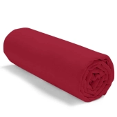 Drap housse uni 100% coton 57 fils/cm² - Fabrication française – Grand bonnet 30 cm – Doux et durable – Couleur grand teint