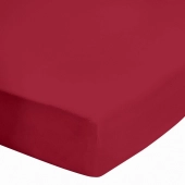 Drap housse uni 100% coton 57 fils/cm² - Fabrication française – Grand bonnet 30 cm – Doux et durable – Couleur grand teint