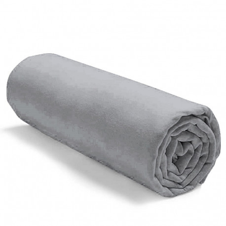 Drap housse uni 100% coton 57...