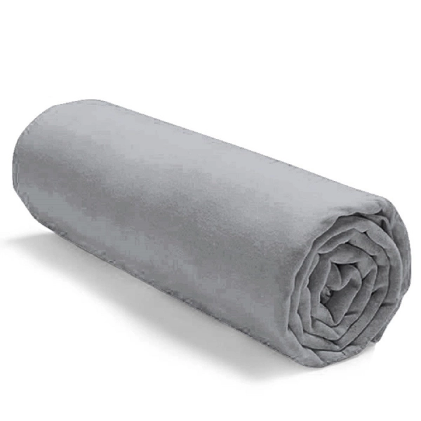 Drap housse uni 100 % coton 57 fils - Fabrication française