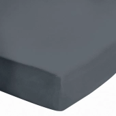 Drap housse uni 100% coton 57 fils/cm² - Fabrication française – Grand bonnet 30 cm – Doux et durable – Couleur grand teint