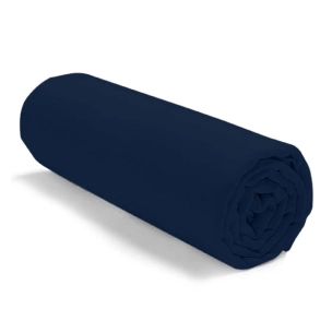 Drap housse uni 100 % coton 57 fils - Fabrication française