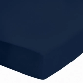 Drap housse uni 100% coton 57 fils/cm² - Fabrication française – Grand bonnet 30 cm – Doux et durable – Couleur grand teint