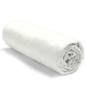 Drap housse uni 100% coton 57 fils/cm² - Fabrication française – Grand bonnet 30 cm – Doux et durable – Couleur grand teint